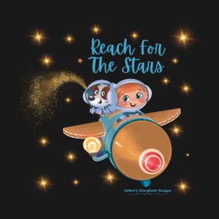 Reach For The Stars Design T-Shirt