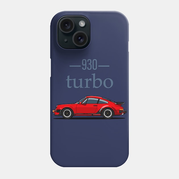 930 turbo Phone Case by HSDESIGNS