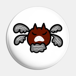 The devil black cloud Pin