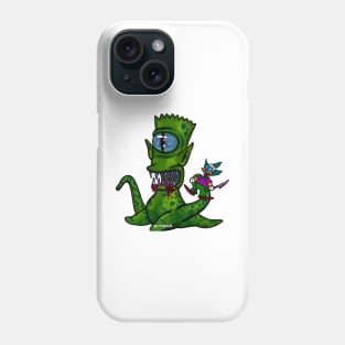 Bart Alien Phone Case