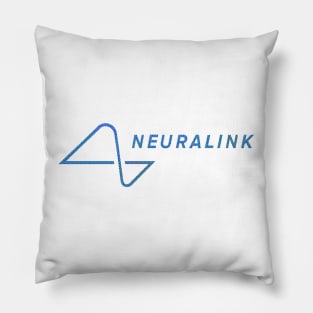 Neuralink Future Logo Elon Musk Company Brain Implant Pillow