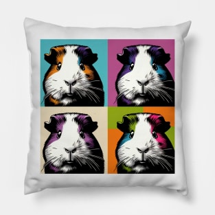 Pop Guinea Pig Art - Cute Guinea Pigs Pillow