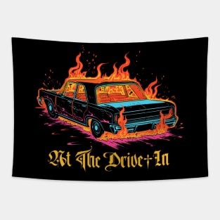 At The Drive-In … Original Fan Artwork Tapestry