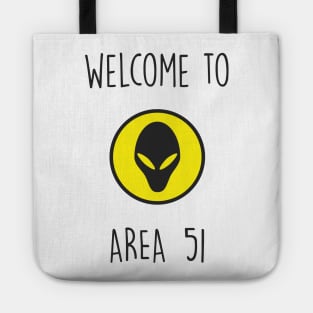 WELCOME TO AREA 51 Tote