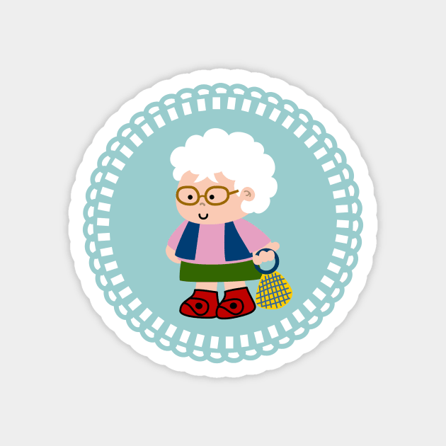 Granny Magnet by soniapascual