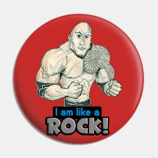 "I´m like a Rock" Pin