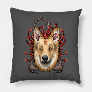 Scorpio German Shepard Pillow