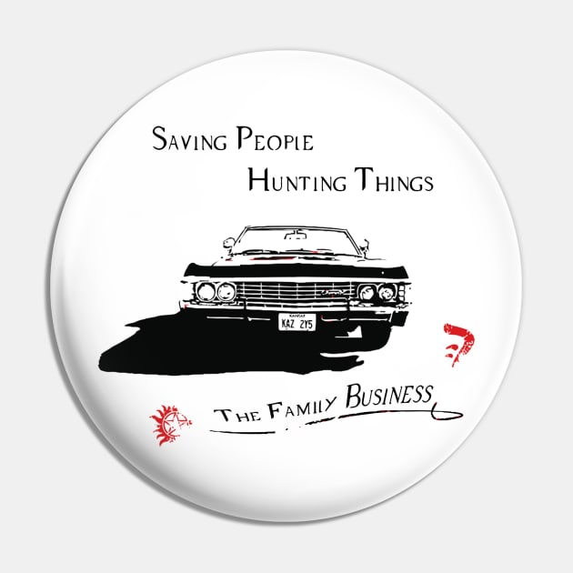 Supernatural - Impala - Saving People Pin by olivergraham