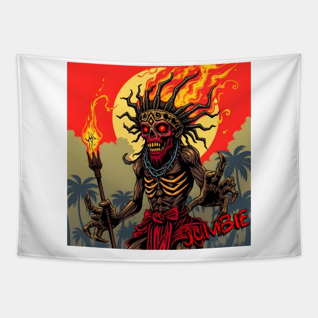 JUMBIE – FULL COLOUR – FETERS AND LIMERS – CARIBBEAN FOLKLORE EVENT DJ GEAR Tapestry by FETERS AND LIMERS