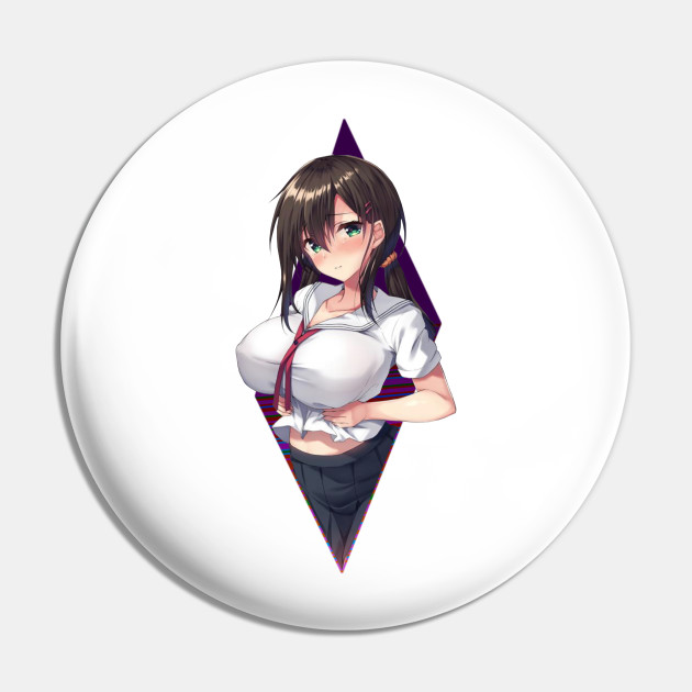 Anime Hot Schoolgirl Sakura - Anime - Pin | TeePublic Anime Hot Schoolgirl Sakura - Anime - Pin | TeePublic