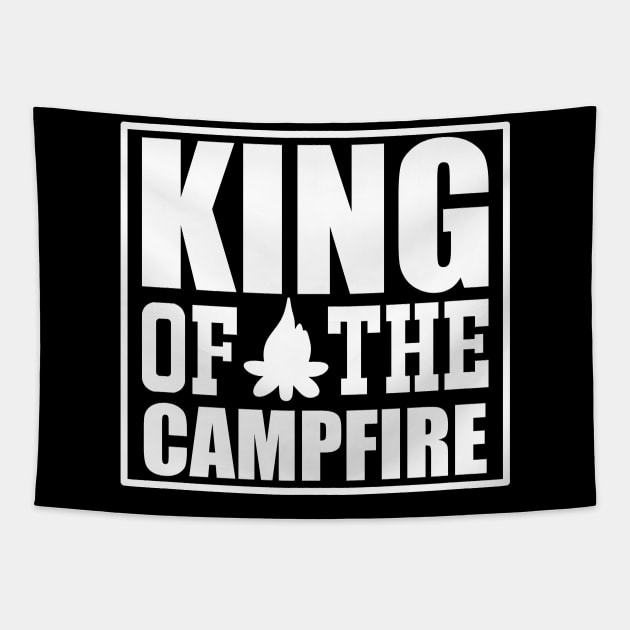 King Of The Campfire T Shirt For Women Men Tapestry by Xamgi