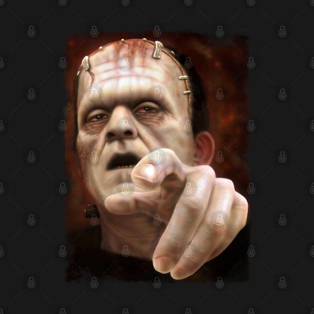 Frankenstein`s monster by Mick-J-art