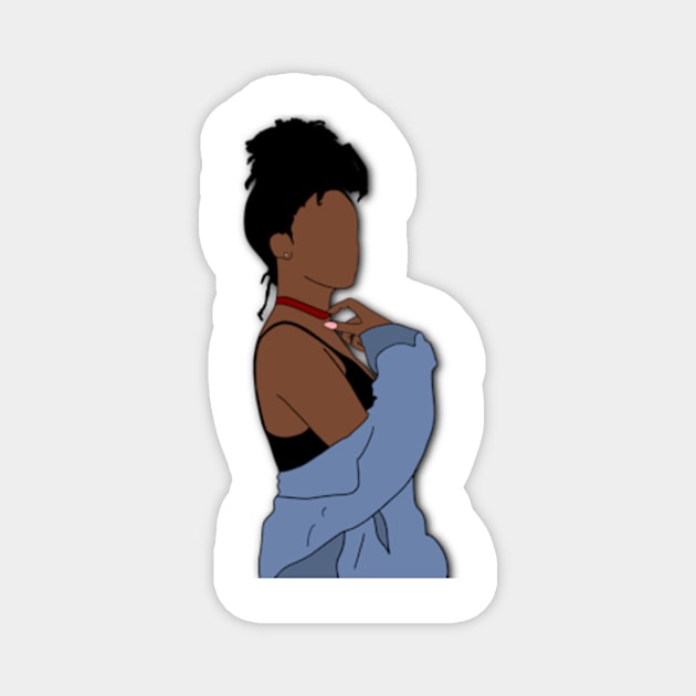 Ari Lennox Fan Art Magnet by tayelectronica