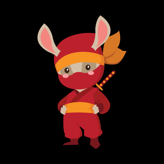 Ninja Kung Fu Shaolin Rabbit by Lomitasu