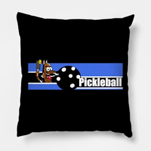 Pickleball with dog Pillow