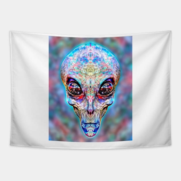 drippy alien Tapestry by circlestances