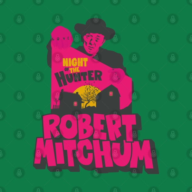 The Night of the Hunter: Captivating Robert Mitchum's Iconic Performance by Boogosh