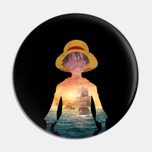 Luffy ship Pin