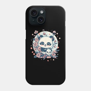 Kawaii Panda with Baby Panda Cute Japanese Design Phone Case