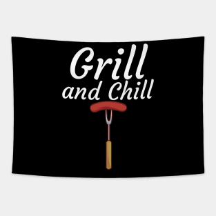 Grill and Chill Tapestry