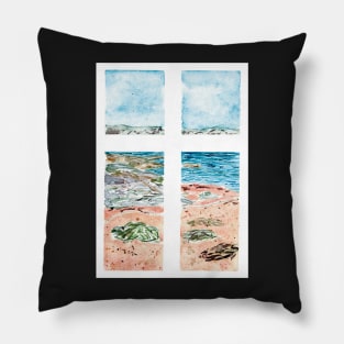 Beach Scene Pillow