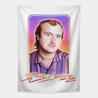 Phil Collins /// Retro 80s Aesthetic Fan Design Tapestry