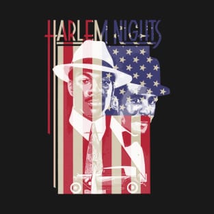 Harlem Nights Engraved USA Flag T-Shirt