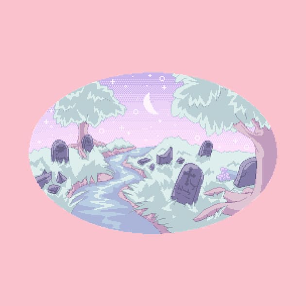 Pastel Graveyard by SugarySweetSprites