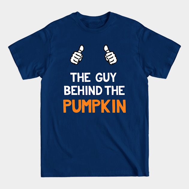 Disover Mens Guy Behind The Pumpkin Funny Halloween Pregnancy Shirts Men - Mens Guy Behind The Pumpkin Funny Hallo - T-Shirt