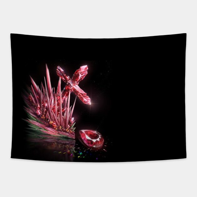 Fantasy Birthstone, July, Ruby Tapestry by cluseller