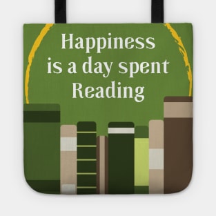 Happiness is a Day Spent Reading | Green Tote