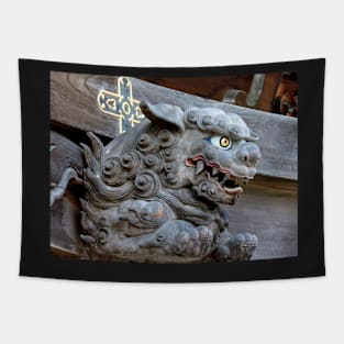 Japanese Shrine Shishi Tapestry