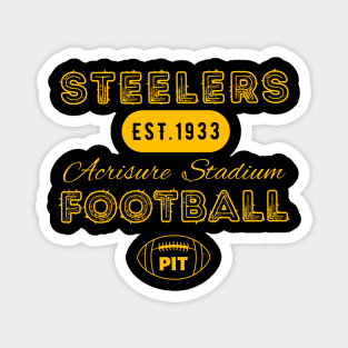 Pittsburgh Football Vintage Style Magnet