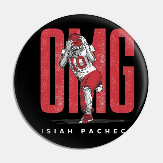 Isiah Pacheco Kansas City OMG Pin by ClarityMacaws