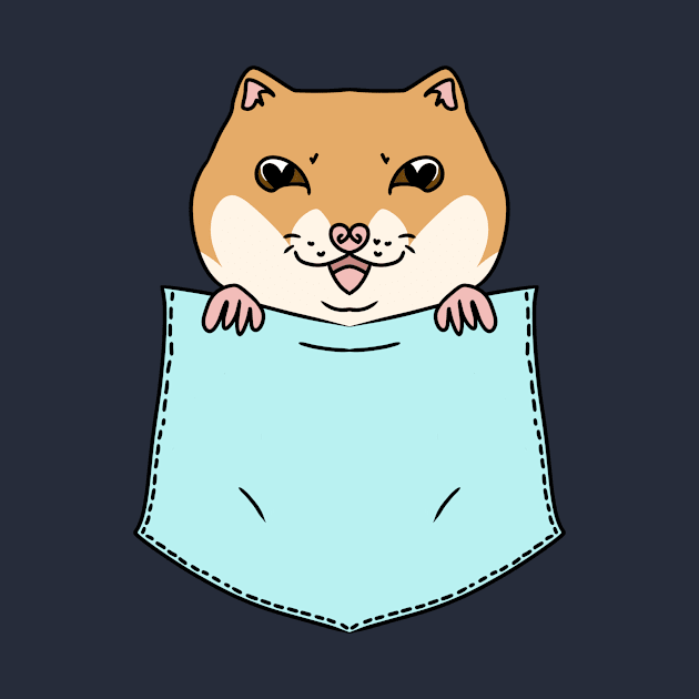 Cute Hamster in the Pocket by HugSomeNettles