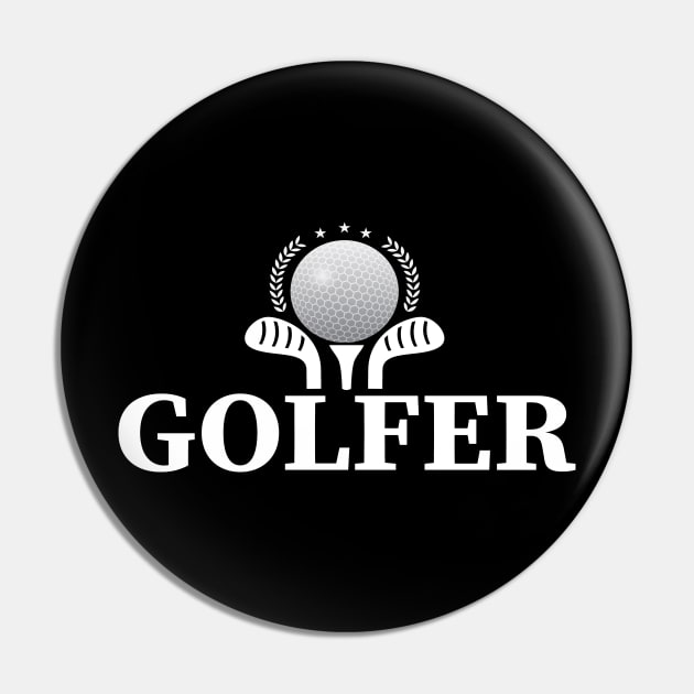 Golfers - Golf Player- Golf Ball Pin by Leonitrias Welt