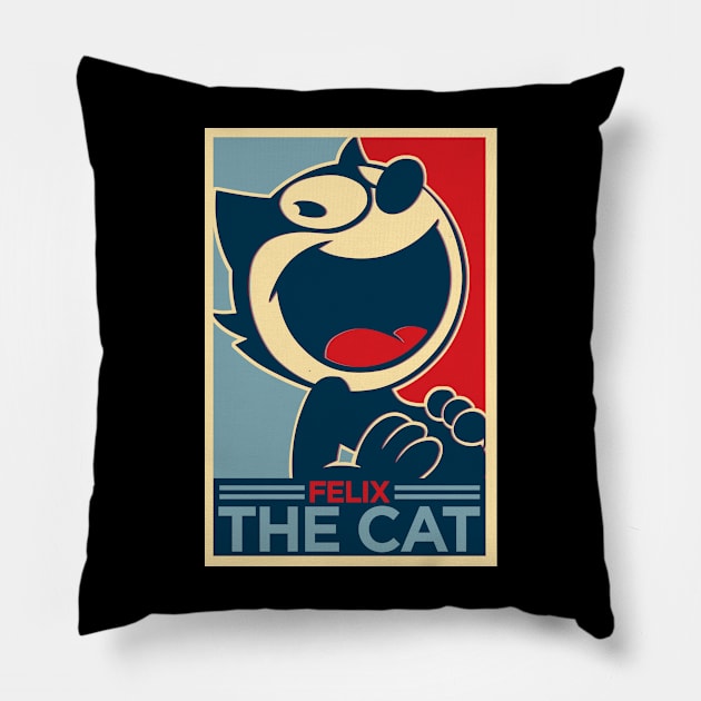 Felix The Cat Pillow by dnacreativedesign