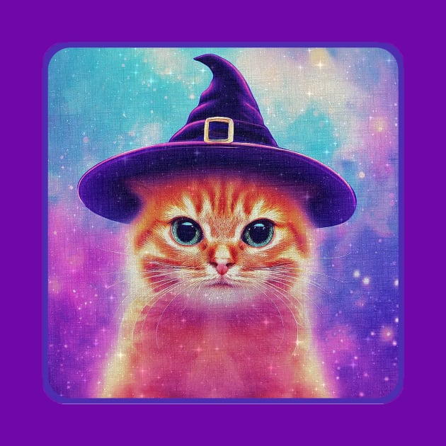 Witchy Kitty by ARTWORKandBEYOND