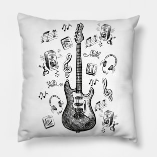 Guitar Lovers Pillow