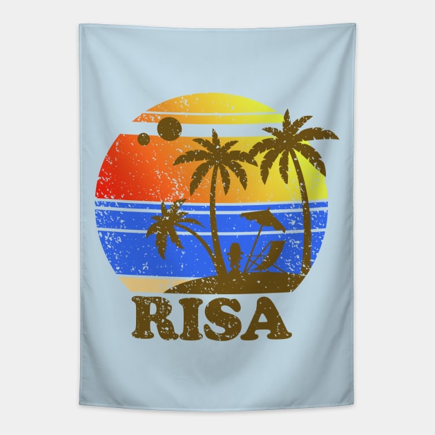 RISA Retro 2 Tapestry by PopCultureShirts