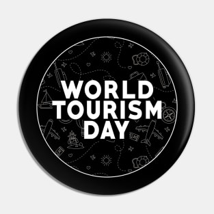 World Tourism Day September 27th Eat Sleep Travel Repeat Pin