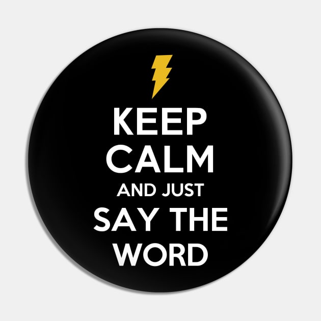 Just say the word: Shazam! Pin by The_Interceptor