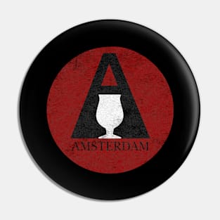 Amsterdam Glasses Pin