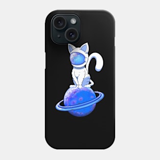 chat astronaute Phone Case