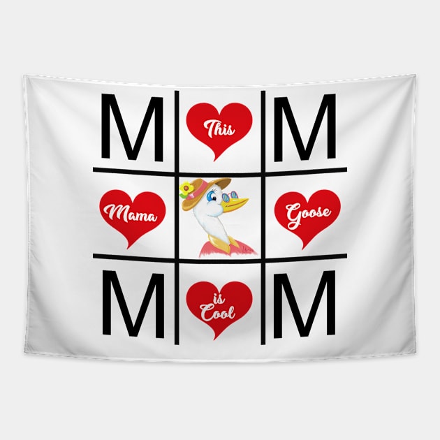 Special mom shirt gamer mom with hearts Tapestry by SidneyTees