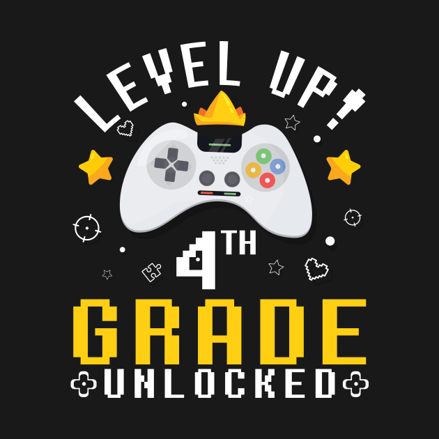 Gamer Fans Students Level Up 4th Grade Unlocked First Day Of School by joandraelliot