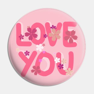 handwriting love you Pin