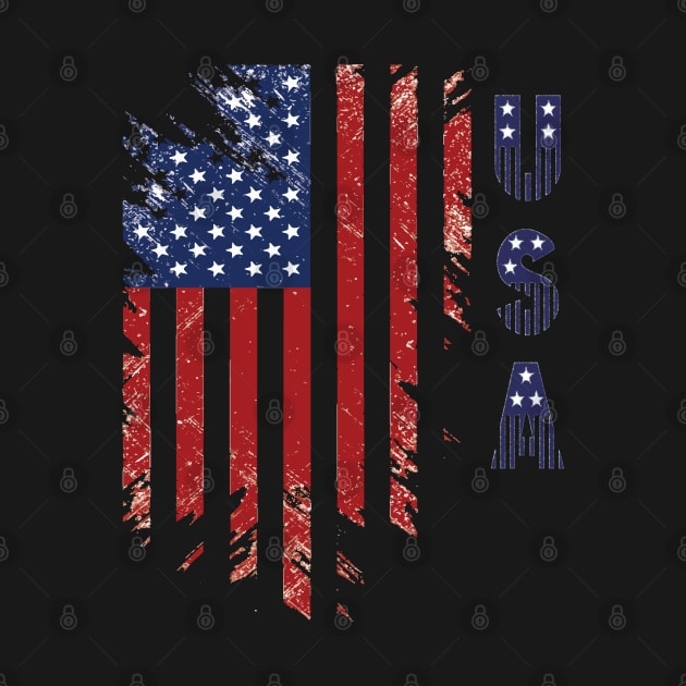 USA 4th of July American Flag Patriotic graphic by SoCoolDesigns