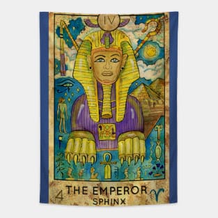 The Emperor. Major Arcana Tarot Card. Tapestry