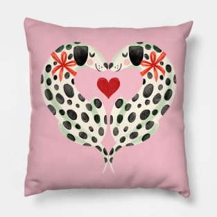 Dalmatians in Love Pillow